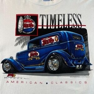 Vintage‎ 1993 Pepsi Timeless American Classics Hot Rod T-Shirt – Size XL